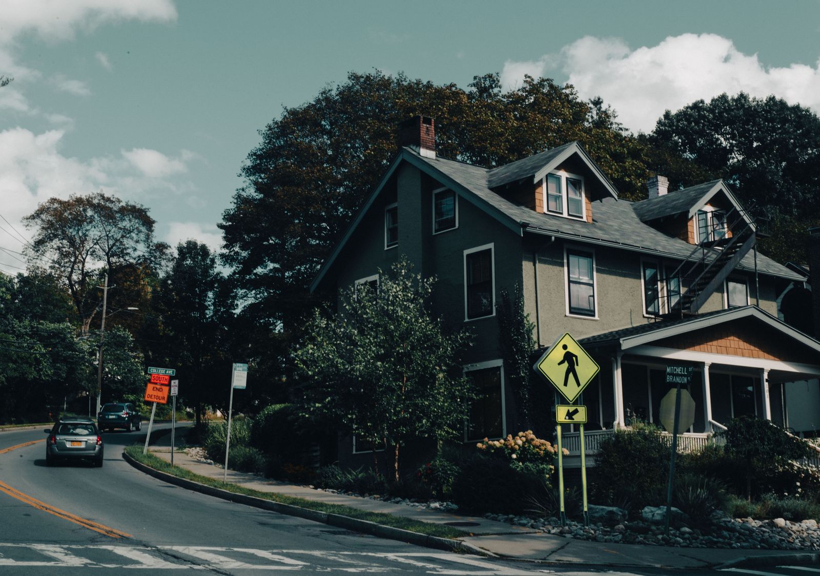 Streets and homes in Oakland